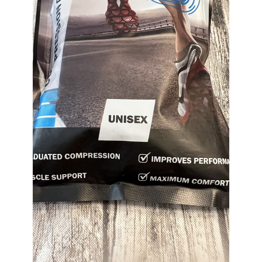 powerlix compression calf sleeves S/M Black - Picture 3 of 8